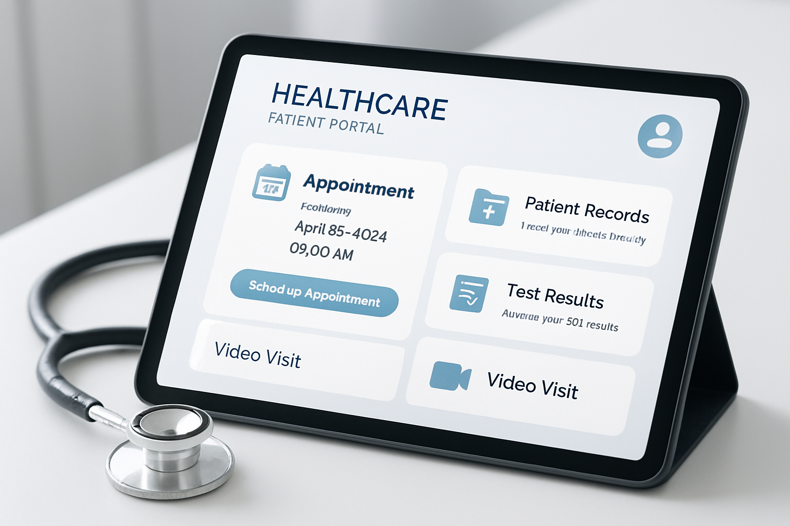 MedConnect website mockup